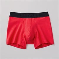 BODY WILD(ボディワイルド) ボクサーパンツ 前あき オーガニックコットン BODYWILD メンズ(レッド-M)