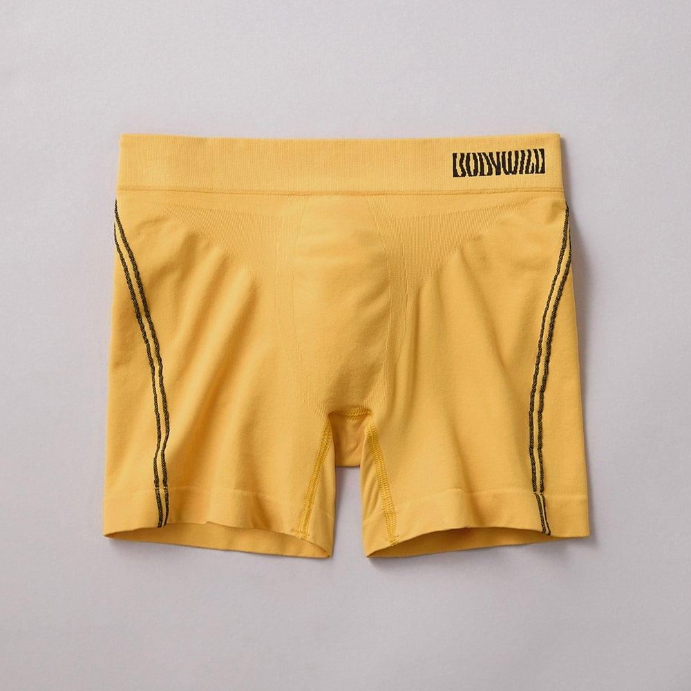 ボクサーパンツ 前とじ e-BOXER セミロング サイドライン