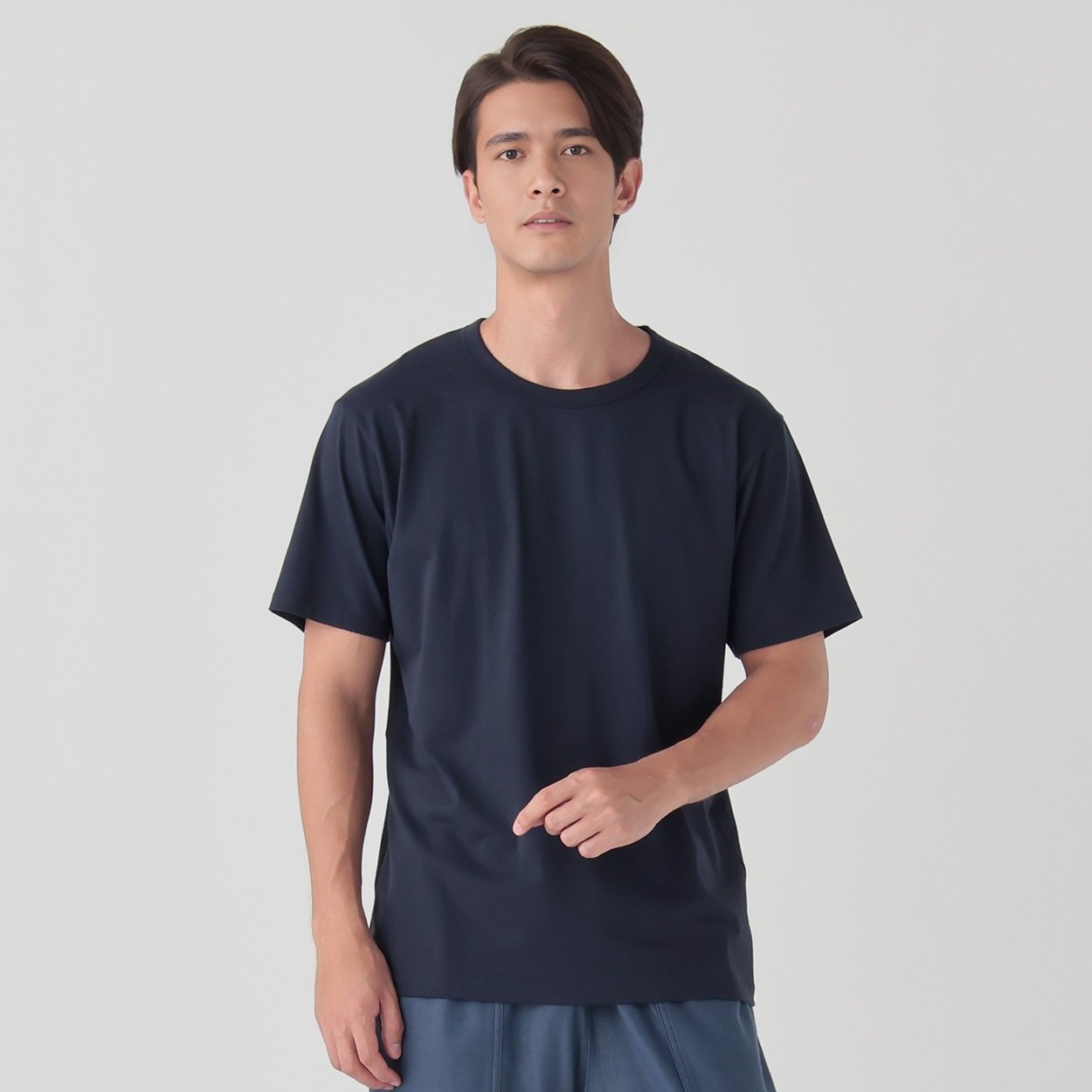 Tシャツ スリムフィット 半袖 メンズ　クルーネック tシャツ メンズ 半袖 無地 TRUSS トラス 4.3オンス スリム