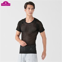ドライメッシュ半袖Tシャツ メンズ トップバリュ BODY SWITCH(ボディスイッチ)(クロ-S～M)