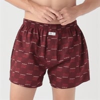 Hush Puppies ロゴトランクス メンズ(アカ-M)