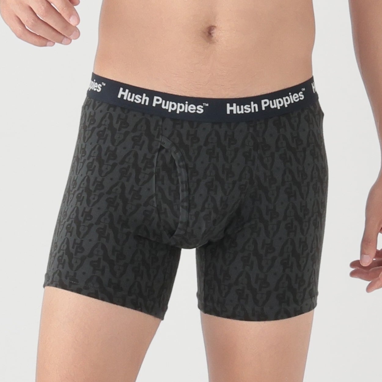Hush Puppies ドッグシルエットボクサーブリーフ メンズ(コイグレー-M)