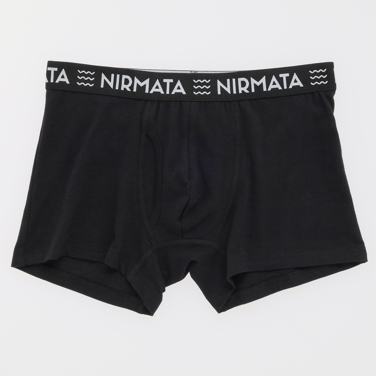 NIRMATA 綿ノーマルボクサーブリーフ メンズ(クロ-LL)