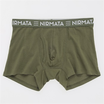 NIRMATA 綿ノーマルボクサーブリーフ メンズ(コイミドリ-M)