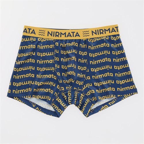NIRMATA WAVEプリント総柄ボクサーブリーフ メンズ(コイアオ-M)