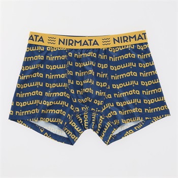 NIRMATA WAVEプリント総柄ボクサーブリーフ メンズ(コイアオ-M)