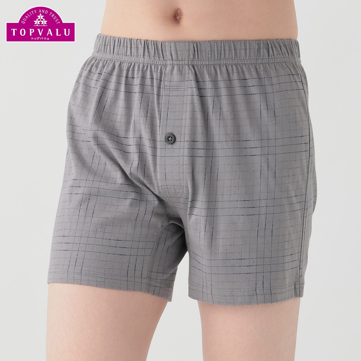 チェック柄プリントニットトランクス（前あき） メンズ | イオン