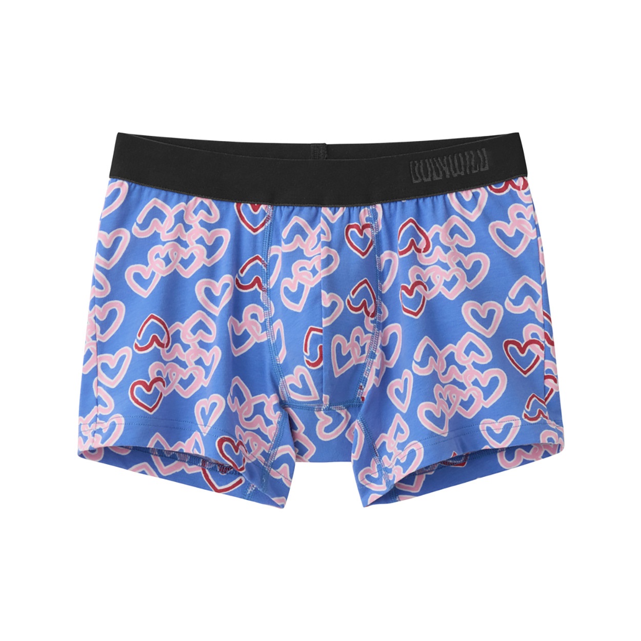 BODY WILD(ボディワイルド) ボクサーパンツ 前とじ 綿ベア天竺 ハート