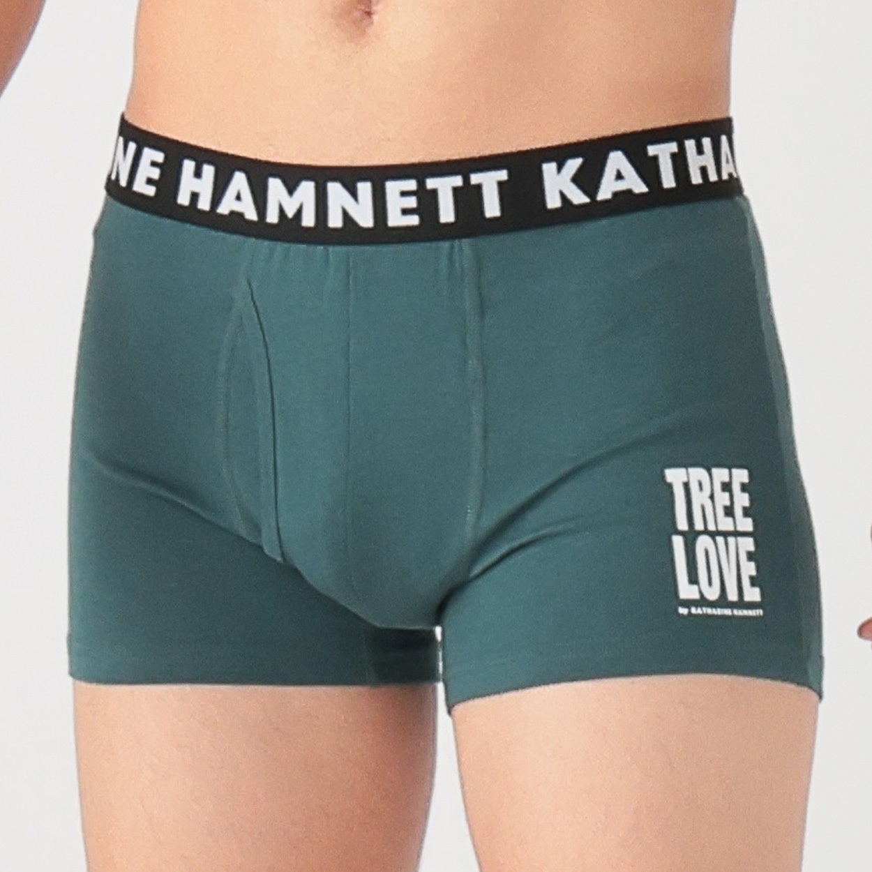 SAVING THE PLANET by KATHARINE HAMNETT 前あきボクサーブリーフ メンズ(ミドリ-L)