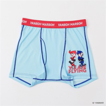 ヤン坊マー坊 パネル柄ボクサーブリーフ メンズ