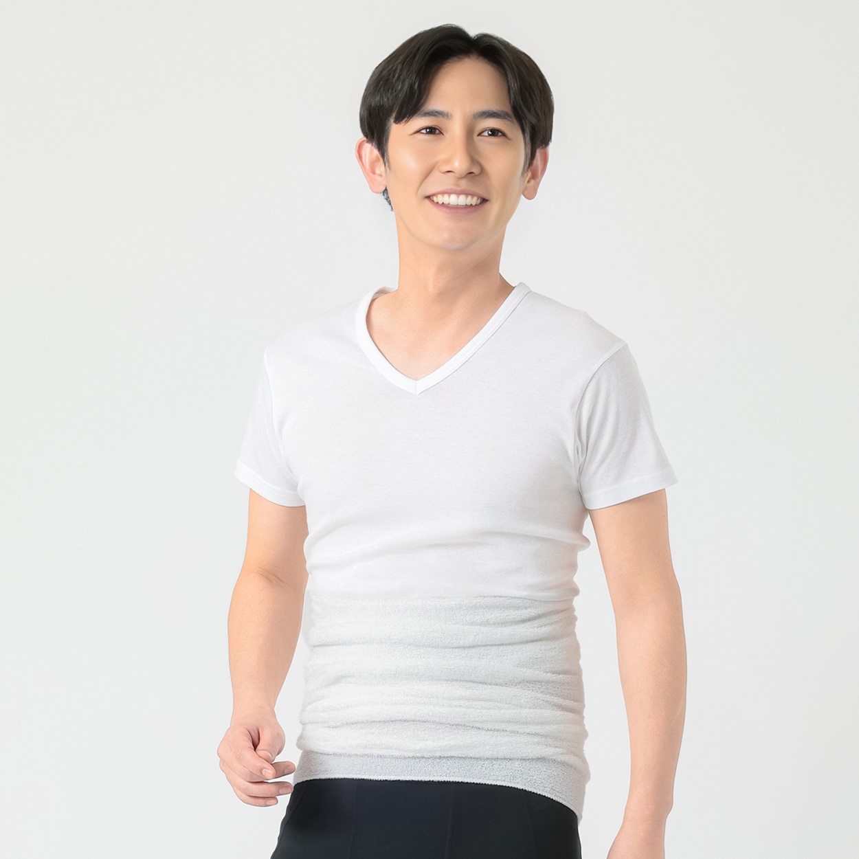 GUNZE(グンゼ) 腹巻 綿パイル メンズ(シロ-LL)