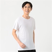 GUNZE(グンゼ) COMFORT UNDERWEAR 半袖丸首シャツ やわらか保湿加工 メンズ(シロ-M)