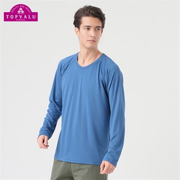 DRY 長袖クルーネックTシャツ メンズ トップバリュ BODY SWITCH(ボディスイッチ)(コイアオ-S)