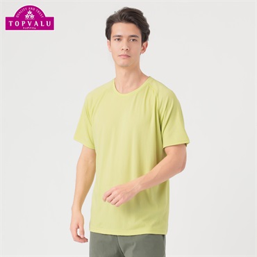 DRY 半袖Tシャツ メンズ トップバリュ BODY SWITCH(ボディスイッチ)(ウスミドリ-S)