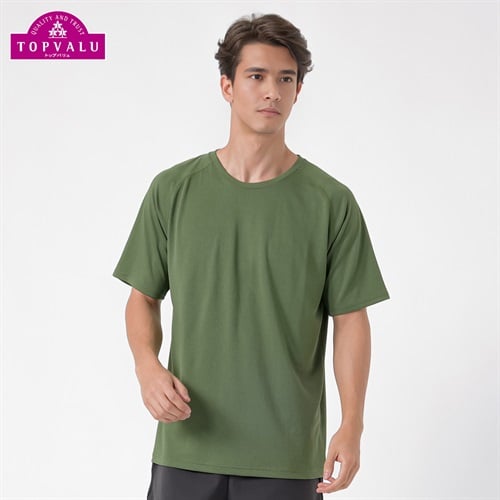 DRY 半袖Tシャツ メンズ トップバリュ BODY SWITCH(ボディスイッチ)(コイミドリ-S)