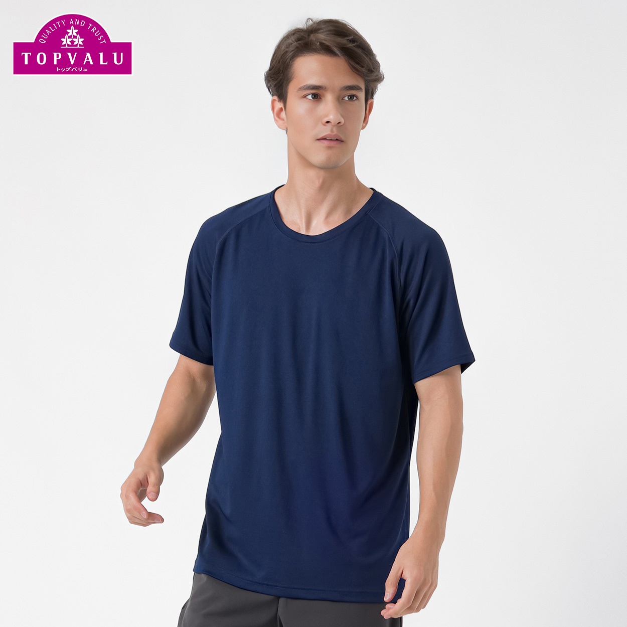 DRY 半袖Tシャツ メンズ トップバリュ BODY SWITCH(ボディスイッチ)(Ａコイアオ-2XL)