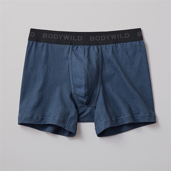 BODY WILD(ボディワイルド) ボクサーパンツ 前あき 綿ベア天竺 デニム調 BODYWILD メンズ(コイアオ-M)