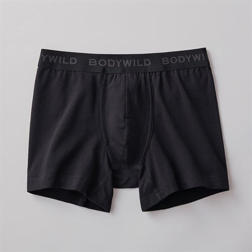 BODY WILD(ボディワイルド) ボクサーパンツ 前あき 綿ベア天竺 無地 BODYWILD メンズ