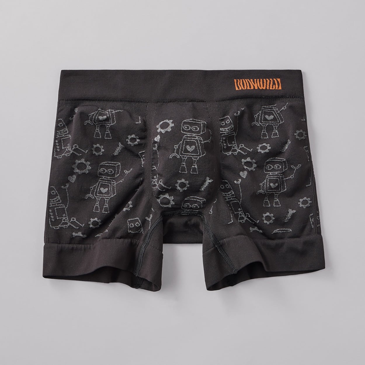 BODY WILD(ボディワイルド) ボクサーパンツ 前とじ 成型 ロボット柄