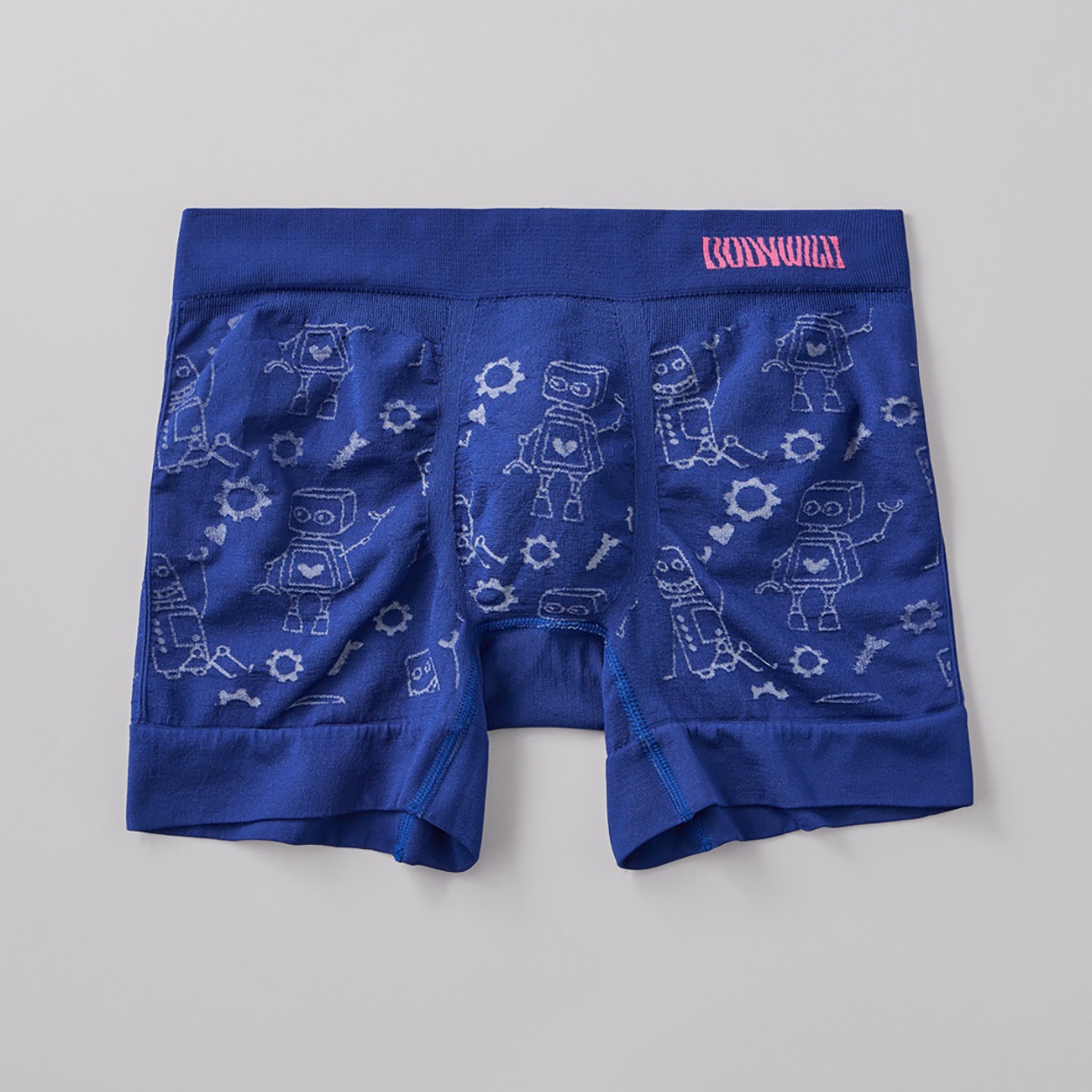 BODY WILD(ボディワイルド) ボクサーパンツ 前とじ 成型 ロボット柄