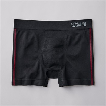 BODY WILD(ボディワイルド) ボクサーパンツ 前とじ 3D-BOXER 成型 サイドライン BODYWILD メンズ(クロ-M)
