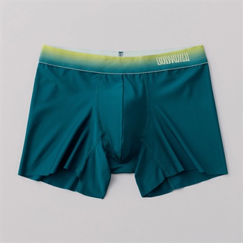 BODY WILD(ボディワイルド) ボクサーパンツ 前とじ EZX カットオフ 腰ゴムグラデーション BODYWILD メンズ(コイミドリ-M)