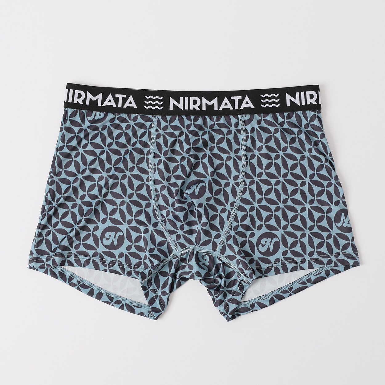 NIRMATA プリントボクサーブリーフ パターン総柄 メンズ(コイアオ-M)