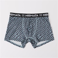 NIRMATA プリントボクサーブリーフ パターン総柄 メンズ(コイアオ-M)