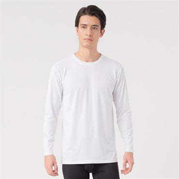 リカサポ長袖丸首Ｔシャツ メンズ