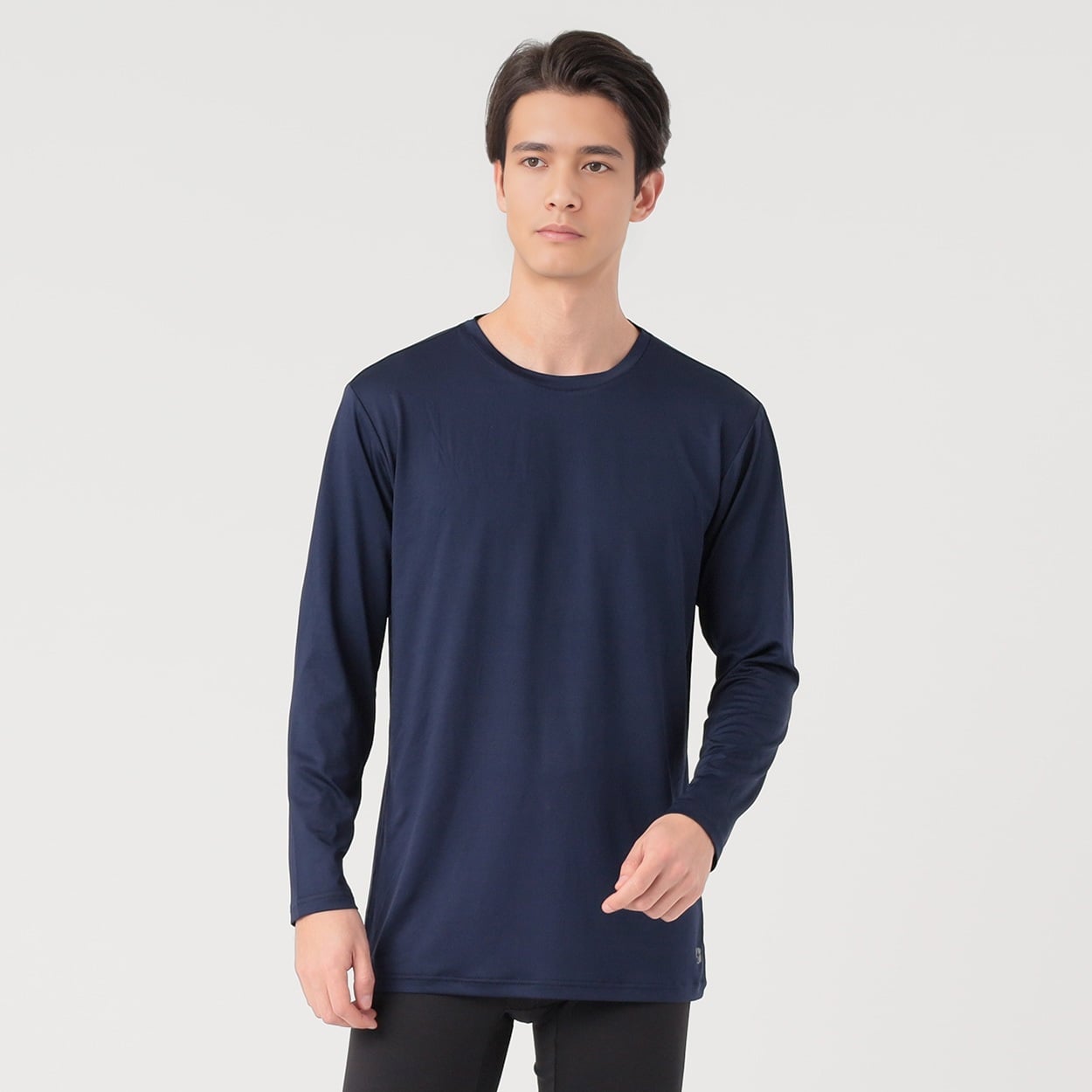 リカサポ長袖丸首Ｔシャツ メンズ(コイアオ-LL)