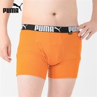 PUMA(プーマ) PUMA接触冷感ハニカムメッシュボクサー メンズ(ダイダイ-M)