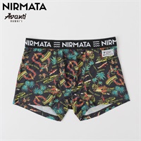 NIRMATA×AVANTI コラボ ボクサーパンツ サーフ メンズ(クロ-M)