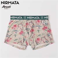 NIRMATA×AVANTI コラボ ボクサーパンツ サーフ メンズ(グレー-M)