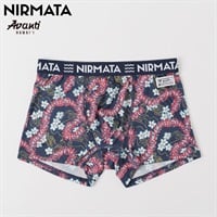NIRMATA×AVANTI コラボ ボクサーパンツ フラワー メンズ(コイアオ-M)