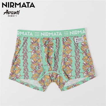 NIRMATA×AVANTI コラボ ボクサーパンツ グリーン メンズ(ウスミドリ-M)