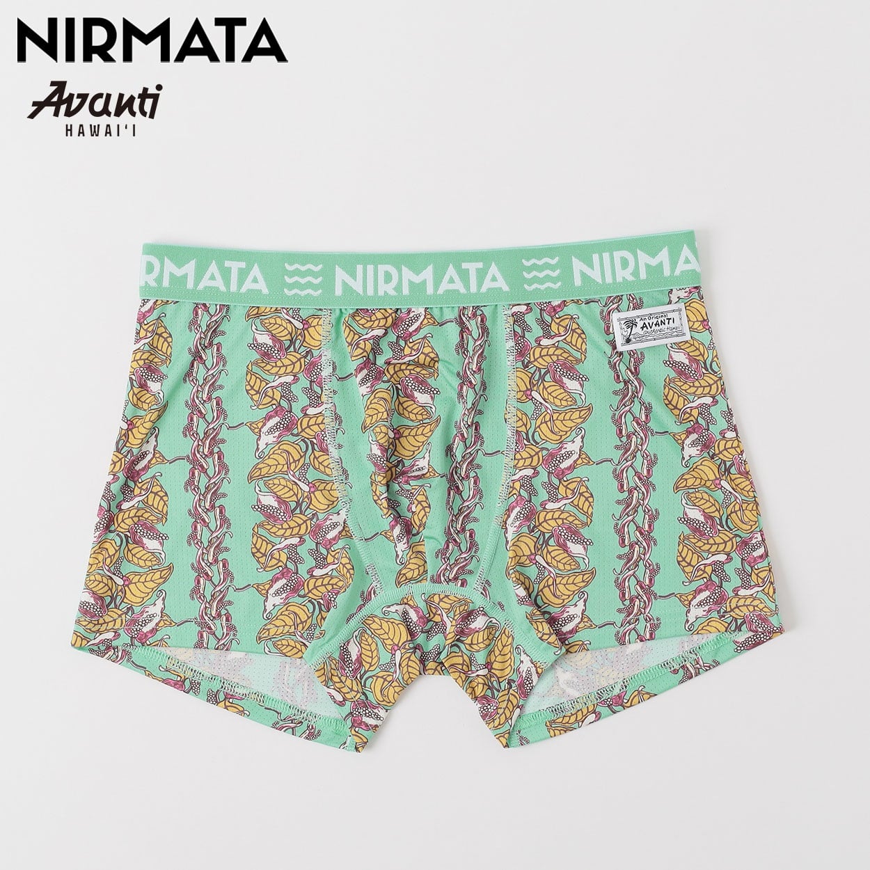 NIRMATA×AVANTI コラボ ボクサーパンツ グリーン メンズ(ウスミドリ-M)