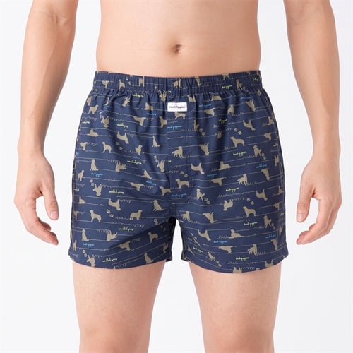 Hush Puppies(ハッシュパピー) テガキフウトランクス(前あき） メンズ(コイアオ-M)