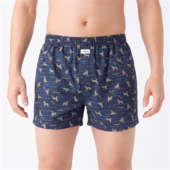 Hush Puppies(ハッシュパピー) テガキフウトランクス(前あき） メンズ(コイアオ-M)