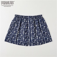 PEANUTS 綿100％ 布帛トランクス 前開き スヌーピー柄 メンズ(コイアオ-M)