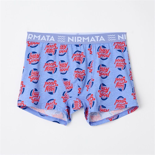 NIRMATA 綿ベア天モチーフプリントボクサーパンツ メンズ