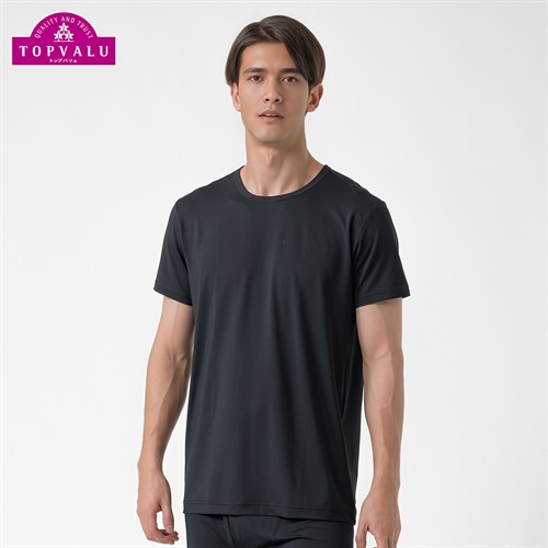 EXセリアント ウェア インナー 半袖クルーネックTシャツ メンズ トップバリュ CELLIANT(セリアント)(クロ-S)