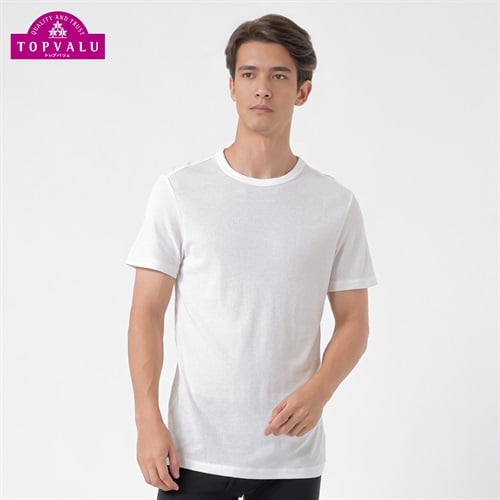 PEACE FIT WARMコットン100％ 半袖クルーネックシャツ メンズ トップバリュ PEACE FIT(ピースフィット)