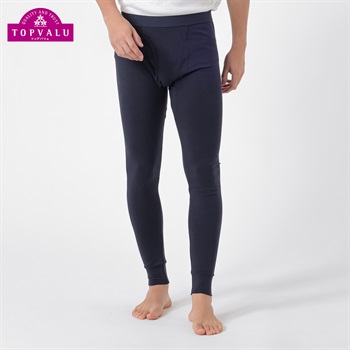 PEACE FIT WARMコットンブレンドストレッチ 前あき10分丈レギンス メンズ トップバリュ PEACE FIT(ピースフィット)(コイアオ-Ｓ)