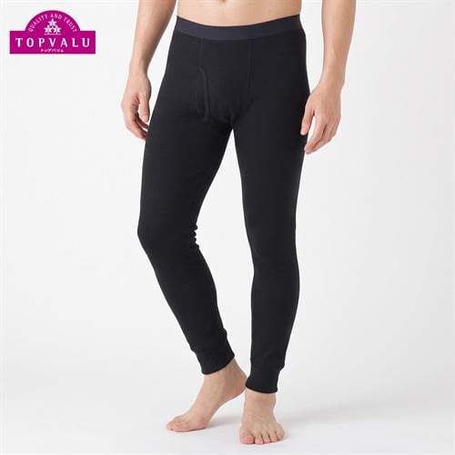 WARM超保温 前あき10分丈レギンス メンズ トップバリュ PEACE FIT(ピースフィット)