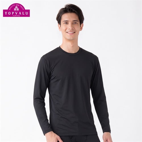 防風長袖クルーネックTシャツ メンズ トップバリュ BODY SWITCH(ボディスイッチ)