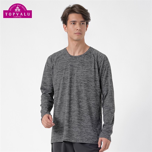 DRY長袖杢カラーTシャツ メンズ トップバリュ BODY SWITCH(ボディスイッチ)