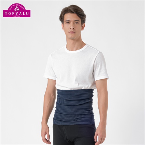 WARM コットンブレンド  ウエストウォーマー メンズ トップバリュ PEACE FIT(ピースフィット)(Ａコイアオ-M-L)