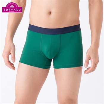 SilkyFACT ローライズボクサーブリーフ（前とじ） メンズ トップバリュ PEACE FIT(ピースフィット) (hk)(ミドリ-S)