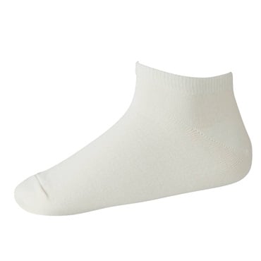 無地スニーカー丈ソックス メンズ(オフ-25-27CM)