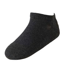 底パイルスニーカー丈ソックス メンズ(チャコ－ルグレ－-25-27CM)